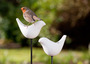 Ceramic Garden Bird Seed Feeder