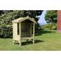 Cottage Arbour - Seats 2, Wooden Garden Bench - L90 x W135 x H190 cm - Minimal Assembly Required