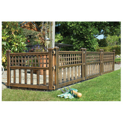 Pack of 4 Decorative Fence panels