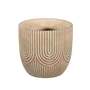 Cement Art Deco-style Indoor/Outdoor Plant Pot