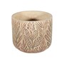 Cement Rustic Olive Branch Pattern Plant Pot