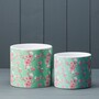 Cherry Blossom Print Ceramic Indoor Plant Pot