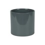 Glossy Grey Ceramic Indoor Plant Pot, Cachepot