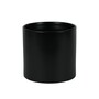 Matte Black Ceramic Indoor Planter/Cachepot