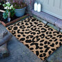Country Home Leopard Doormat