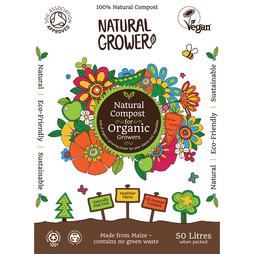 Natural Grower Certified Organic Peat Free Compost - 50 Litres
