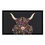 Highland Cow Colour Indoor & Outdoor Doormat - 70x40cm