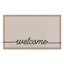 Beige Welscribble Indoor & Outdoor Doormat - 70x40cm