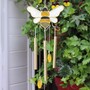 Decorative Bee and Honeycomb Garden Wind Chime