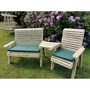 Ergo Trio Set Straight Tray - Timber - L75 x W220 x H105 cm - L75 x W220 x H105 cm - Set of Waterproof Cushions Included