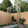 Waltons Pressure Treated Wooden Flat Top Garden Arch