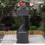 Serenity - Square Spiral Rainfall Water Feature with Planter