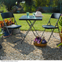 Garden Gear - Rattan Effect Folding Bistro Set