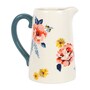 Ceramic Floral Flower Jug 17cm