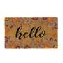 My Mat Printed Coir Floral Hello Doormat 45X75