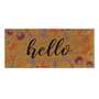 My Mat Coir Insert Floral Hello 23X53