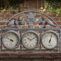 Garden Wall Clock - Grey