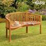 Garden Gear Acacia 3-Person Banana Bench