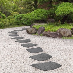 Reversible Eco-Friendly Grey Natural B Stepping Stones