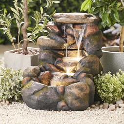 Serenity Large Tumbling Rock Wall Water Feature