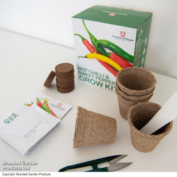 Red Hot Chilli & Sweet Peppers Seed Growing Kit - Gift