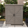 Garden Gear - Grey Wooden Garden Storage Cabinet