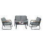 Kendal modern 4 Piece Garden Rattan Set