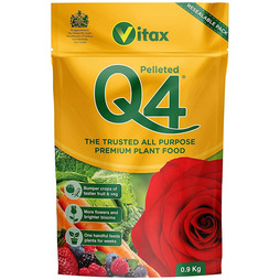 Vitax Q4 Pelleted All Purpose Plant Food 900g (pouch)