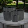 Black Linear Planter