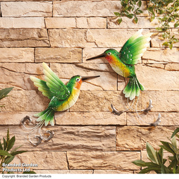 Garden Gear Metal Hummingbirds Wall Art - Gift