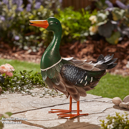 Garden Gear Metal Mallard Garden Ornament - Gift