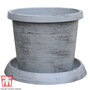 Modern Grey Patio Pot