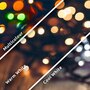 idooka Outdoor Christmas Lights - Xmas LED Fairy Lighting IP44 Warm/Multicolour/Bright