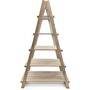 idooka Natural Ladder Storage Shelves