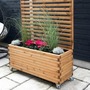 Garden Wooden Planter L120 x W40 x H40cm