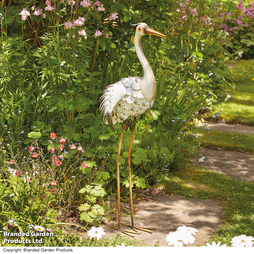 Garden Gear Metal Heron Garden Ornament - Gift