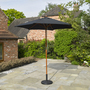 Wooden Garden Parasol 2.4m