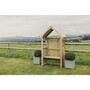 Poppy Arbour - Timber - L61 x W120 x H205 cm - Garden Furniture