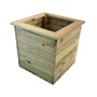 Multi Pack of 3 - Deluxe Square Planter - Timber - L47 x W47 x H46 cm - Fully Assembled