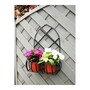 Gothic Wall Planter - Solid Steel - L19.1 x W35.6 x H53.3 cm - Black