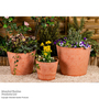 Caesar Marble Effect Terracotta Planters
