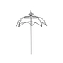 Umbrella Trainer Plant Border Support - Single Stem Tuteur - Steel - L83.8 x W83.8 x H198.1 cm - Black