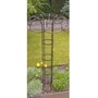 Large Tuteur Plant Border Support - Steel - L35.7 x W109 x H195 cm - Black