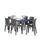 The Tuscany 6 seat Rattan dining set