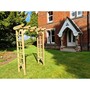 Rose Large Arch - Wooden Garden Plant Support - L50 x W120 x H210 cm - Minimal Assembly Required