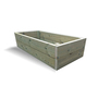 Multi Pack of 3 - Heavy Duty Double Layer Raised Bed - Timber - L60 x W120 x H29 cm - Fully Assembled