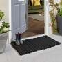 My Mat Outdoor Rope Mat Black 45x75