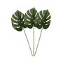 Pack of 3 - Artificial Monstera Leaf Stems (60cm)