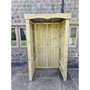 Small Poly Smoking Shelter - Timber - L85 x W120 x H205 cm - Minimal Assembly Required