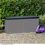 Garden Gear - 490-Litre Lockable Garden Storage with Sit on Lid